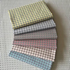 42 PCS 10×10 Inch Houndstooth Cotton Fabric Squares Precut Pattern Quilting
