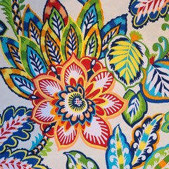 Richloom Solarium Copeland Fiesta Fabric 54″ x 63″ Outdoor