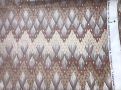 3 5/8 yards Kaufmann Brown Passage To India Kaufmann Fabric Preshrunk Scotchgard