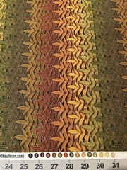 Robert Kaufman Shades of the Season Metallic Leaves Fabric BTY Quilting Sewing