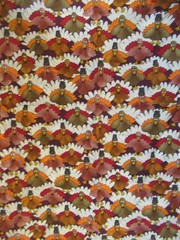 JO-ANN STORES 100% Cotton “Turkey GOBBLE” SZ 24″X42″ NEW