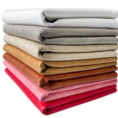 ONEART | Silver Gray Faux Leather Fabric by Separated Yard, Marine Vinyl Fabric