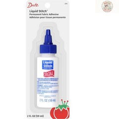 Machine Washable 2-Fluid Ounce Liquid Stitch – Dries Clear for Seamless Repairs