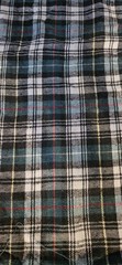 Vintage Green/black /white/red Multi Plaid Cotton Flannel Fabric Tartan 4 Yards