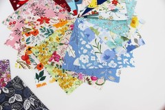 42Pcs 4″ X 4″ (10Cm X 10Cm) Cotton Fabric Squares for Quilting,Pre-Cut Quilt Cha