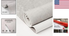 Grey Suede Headliner Fabric 96″ L x 60″ W – Perfect for Auto Upholstery