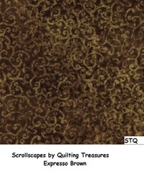 Scrollscapes cotton quilt fabric Quilting Treasures Powder Blue Tonal Scroll