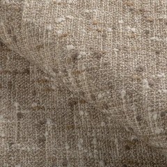 Donghia Nubby Wool Boucle Weave Fabric- Knots Landing Stone 2.20 yds 6022141.106