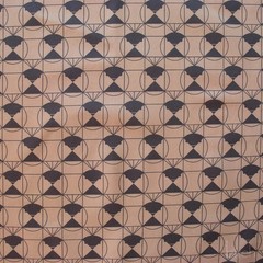 1/2 Yard Organic Cotton – End Papers | Chickadee Driftwood by Charley Harper