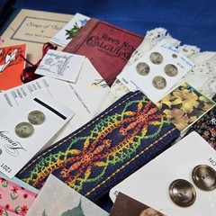 Junk Journal Lot 1 Lb Ephemera Trim Lace Fabric Craft Collage Paper Book Cover