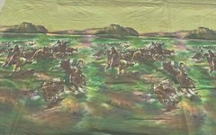 “Western Roundup” Millworth Converting Corporation Vintage Cotton Fabric