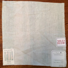 Miles Redd SCHUMACHER Watercolor in Celadon 17 1/2 x 17 3/4″ Linen Fabric Sample