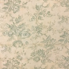 Luna Motto Moda Botanical Floral Cotton Fabric, 73” x 44” Quilting Cotton Yardag