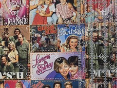 Custom 100% Cotton Woven Fabric 70s Tv Shows Mash By The 1/4 Yard 9×56
