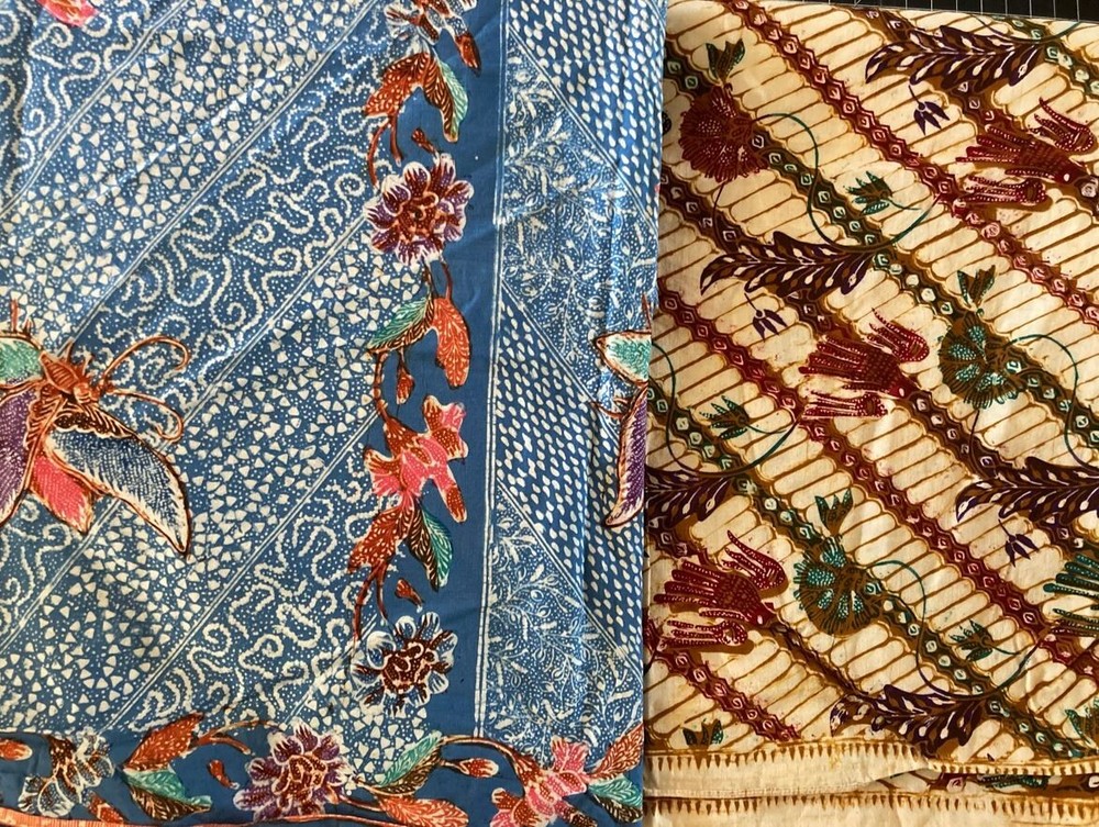 NEW RARE VINTAGE 100% COTTON PRINTS (BOTH SIDES ARE THE SAME) 2Y EACH 4Y TOTAL