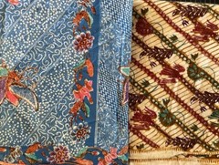 NEW RARE VINTAGE 100% COTTON PRINTS (BOTH SIDES ARE THE SAME) 2Y EACH 4Y TOTAL