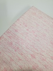 Alexander Henry Fabric Arvika Circles Low Volume Pink Vintage Quilt FAT QUARTER