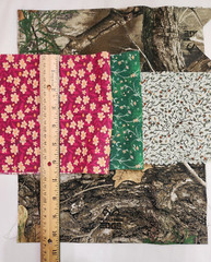 Fabric Scrap Bundle Cotton Quilting & Novelty Prints for Small Projects & Crafts