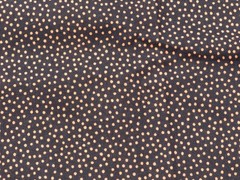 1 Yard 22″ X 44″ Autumn Accents Jo-Ann’s Exclusive Fabric Black With Orange Dots