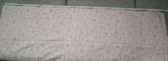 VTG Unused Pink Floral Rose Print Dotted Swiss Fabric 1.5 Yard X 44″ Estate Find