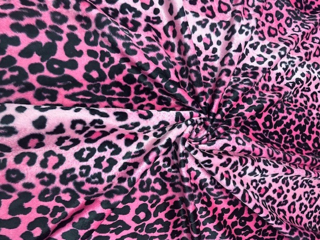 Leopard Print Faux Fur Trim by The Yard – Multi-Color for Sewing & Crafts