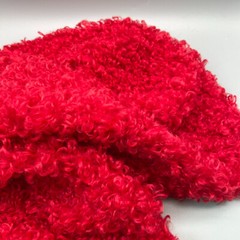 Curly Plush Faux Sherpa Fleece Fabric ry DIY Toy Doll Material 40 45CM