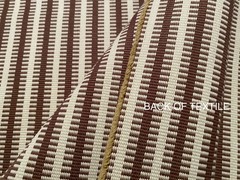 1YD SOANE BRITAIN Jajim Stripe Chestnut Artisanal Warp Weave Fabric $770 Retail