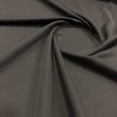 Poly Recycle Solid Lead Gray Matte Polyester Spandex Fabric 4 Way Stretch 60″ ♻️