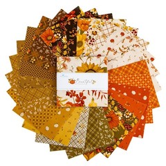Bountiful ~ 5″ x 5″ Cotton Squares $3.99 Ships ANY Amount Of Fabric