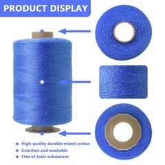 SHRJ 24Pcs Sewing Thread Spools Set 1000 Yards Per Spool 1000 yards, Assorted
