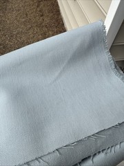 Powder Blue Solid Cotton Blend Stretch Light Denim Fabric 1 Yd + Apparel 55” W