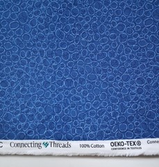108 W x 6Yds (1 Piece) Connecting Threads Blue Cobblestone Backing Fabric N3213