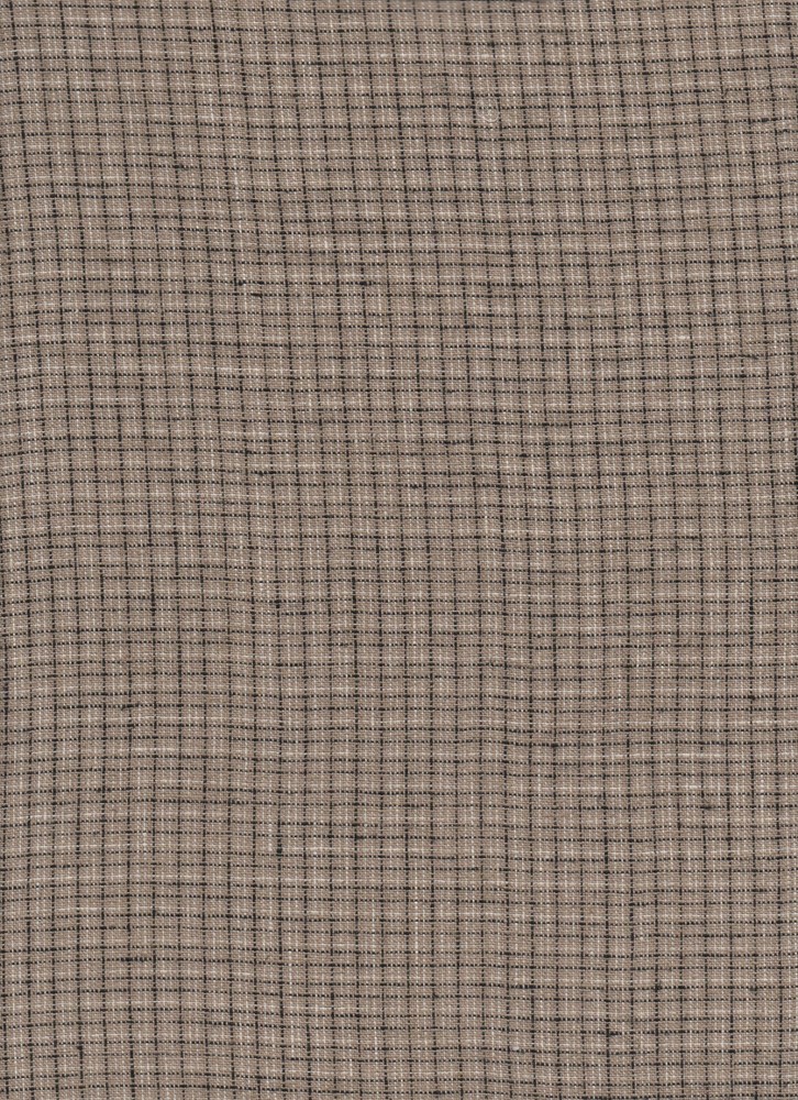 2 YDS ** 58″ * BEIGE * BLACK * WHITE * MINI CHECK * WOVEN * PLAID *