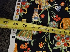 43 X 46 INDULGENCE S#4383 by Hoffman Intl Fabrics Tea Cups Flowers
