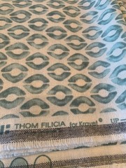 Thom Filicia Kravet Pennock Lagoon Designer Fabric Remnants Linen Cotton Lot