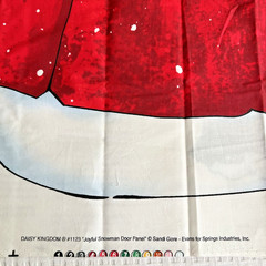 VTG 90s Daisy Kingdom Santa Moose Joyful Snowman Door Panels Cut N Sew Lot of 3