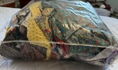 9lbs Cut Quilting Calico Fabric in Various Colors and Size Pcs