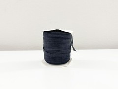 BRISTLEGRASS 50 Yard by Roll 3/8″ 10mm Solid Shiny Non-Fold Over Elastic Black
