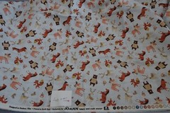 13+ YARD LOT of Quilting Quilters Cotton Fabric 7 Different Novelty Prints NOS