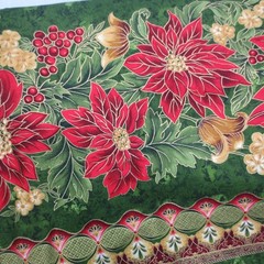 HOLIDAY FLOURISH III Peggy Toole for ROBERT KAUFMAN Cotton Print Japan BTY