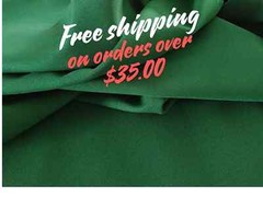 Tropical gabardine in 3 shades of Orange or any other color in my store