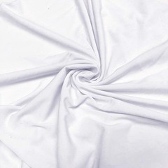 White ITY Jersey Fabric | 4-Way Stretch | 60″ Wide | 5 Yards