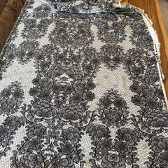 Joann Fabrics Jersey Knit Black And White Fabric 3 Yards By 54 Inches