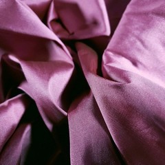 DUSTY ROSE PINK TISSUE TAFFETA FABRIC 58″ BY THE YARD TWO TONE FAUX SILK