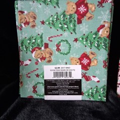 Jo Ann Cotton Christmas Fabrics – Fat Quarters Lot of 4- Retro Reindeer & Bears