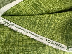 FABRIC – COTTON green, 2 yards, JOANN’s Keepsake Calico, quilting