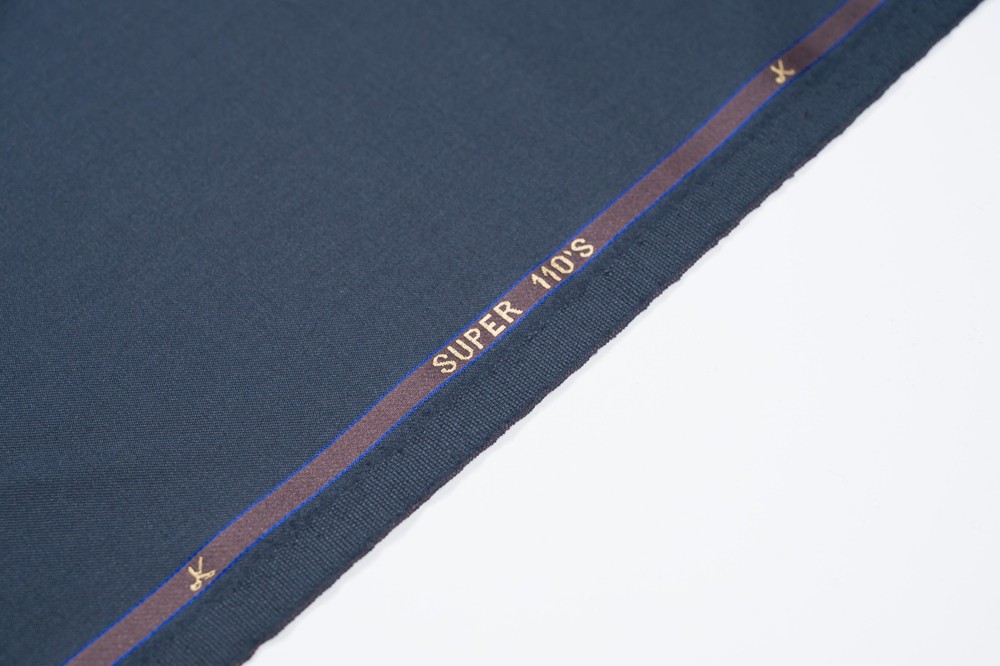 Vitale Barberis Canonico Super 110s Pure Wool Suit Fabric Charcoal 260g 3.1m Ita
