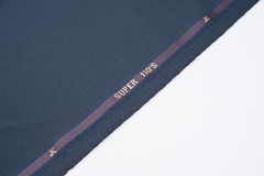 Vitale Barberis Canonico Super 110s Pure Wool Suit Fabric Charcoal 260g 3.1m Ita