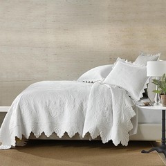 Cotton Quilt Bedding Set Reversible Lightweight Coverlet for All Seasons, 3 P…