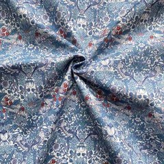 William Morris Strawberry Thief Painted Cotton Fabric for Sewing DIY BTHY 57″